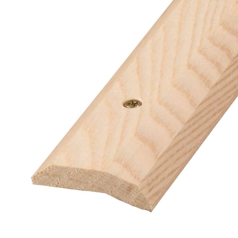 2″X 72″ UNFINISHED HARDWOOD Transition Strip CARPET TRIM W/SCREWS - Hercitys