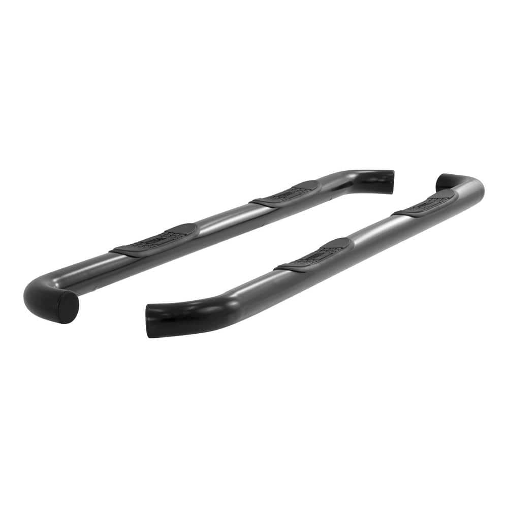 3-Inch Round Black Steel Nerf Bars, No-Drill, Select Toyota Tundra - Hercitys