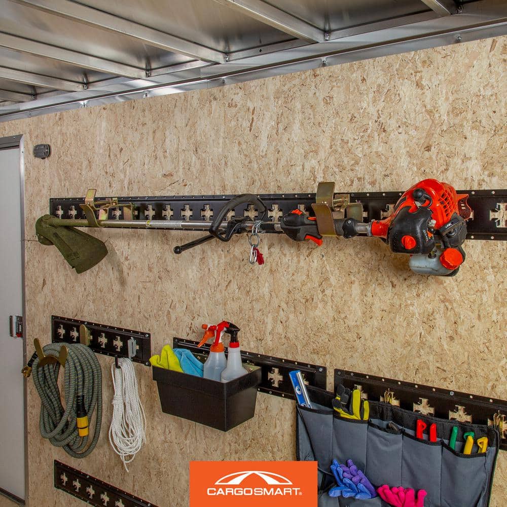 24 in. Matte Black X-Track Rail – 1 pack - Hercitys