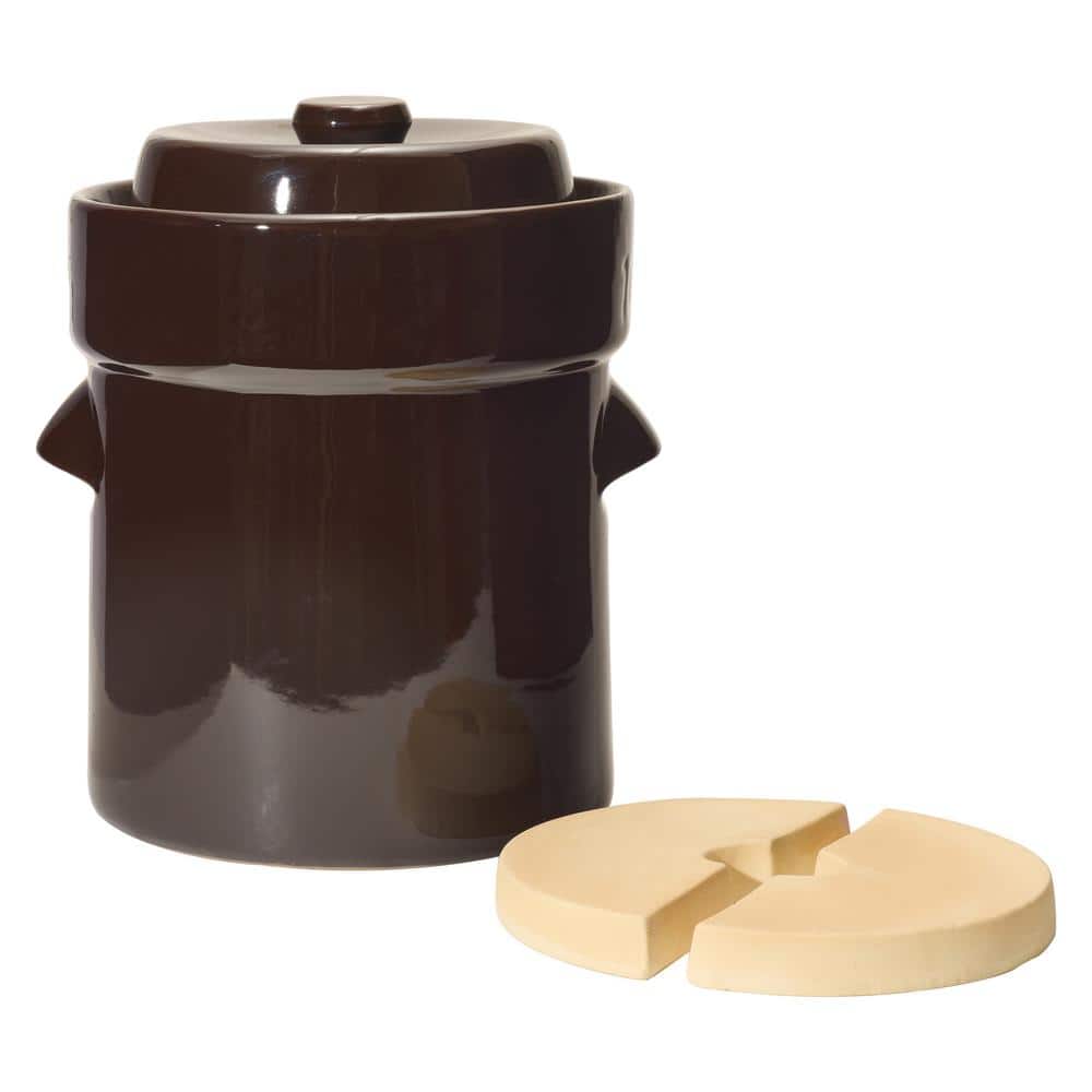 10L Traditional Water-Seal Fermentation Crock Set - Hercitys