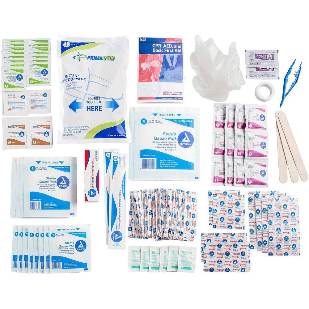 145-Piece 25-Person OSHA Poly First Aid Kit - Hercitys