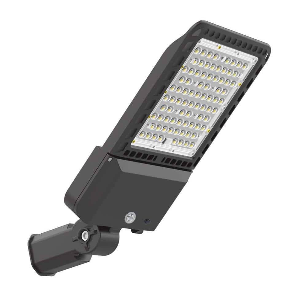 1500-Watt Equivalent Integrated LED Bronze 300W Parking Lot Area Light, 5000K Slip Fitter,39000LM Dusk To Dawn - Hercitys