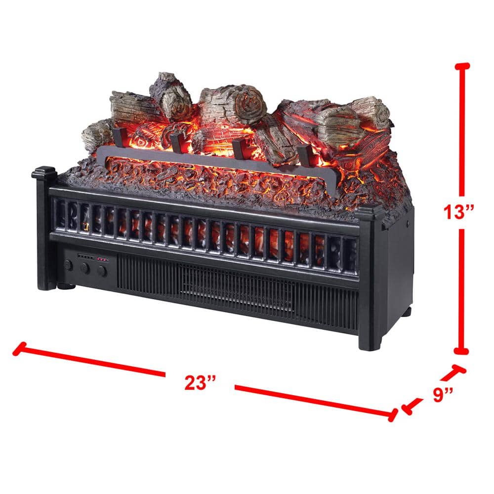 23 in. Electric Log Set with Heater - Hercitys