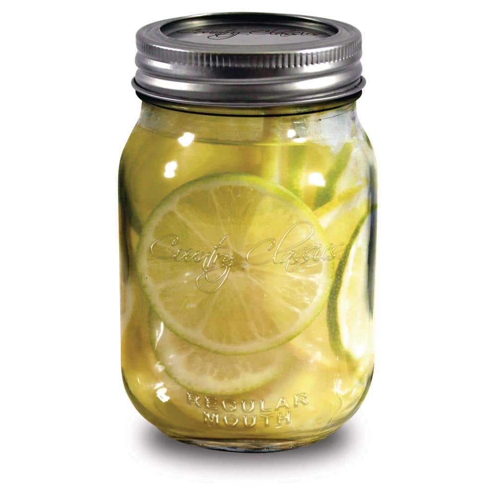 16 oz. Regular Mouth Glass Canning Jar (2 packs of 12) - Hercitys