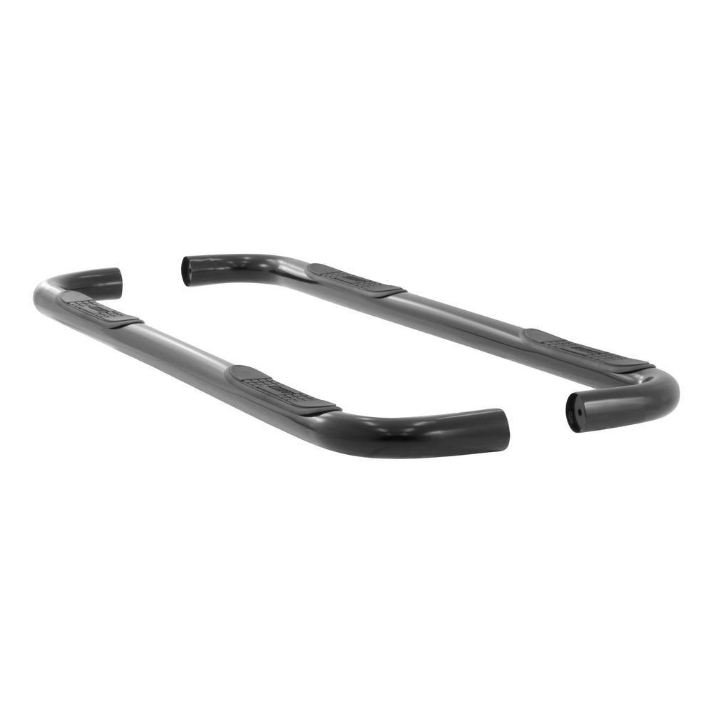 3-Inch Round Black Steel Nerf Bars, No-Drill, Select Chevrolet Suburban - Hercitys