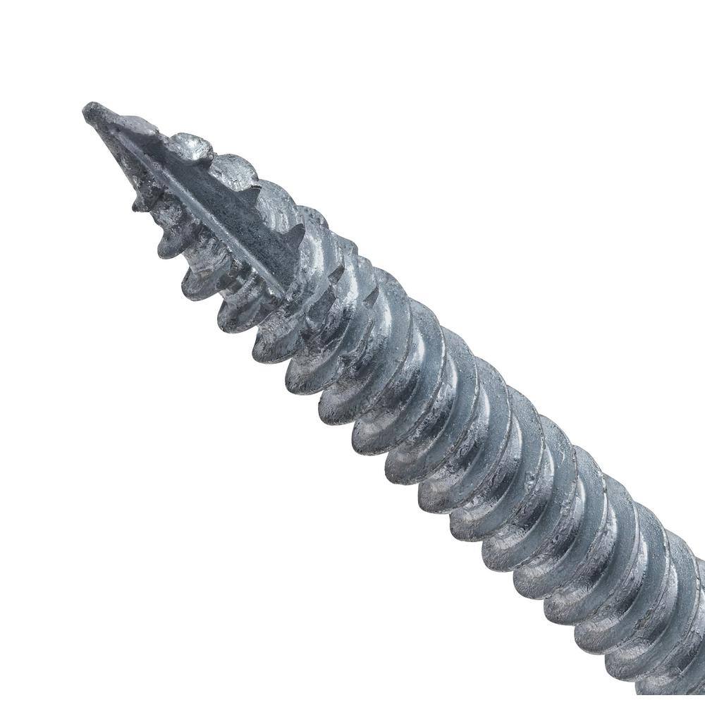 3/8 in. x 8 in. Hex Drive Washer Head Structural Hot Dipped Galvanized Screw (20-Piece) - Hercitys