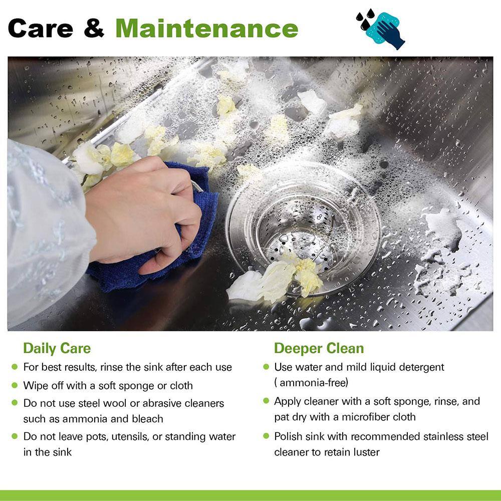 30 in. Undermount Single Bowl 16-Gauge 304 Stainless Steel Kitchen Sink with Bottom Grid and Strainer - Hercitys