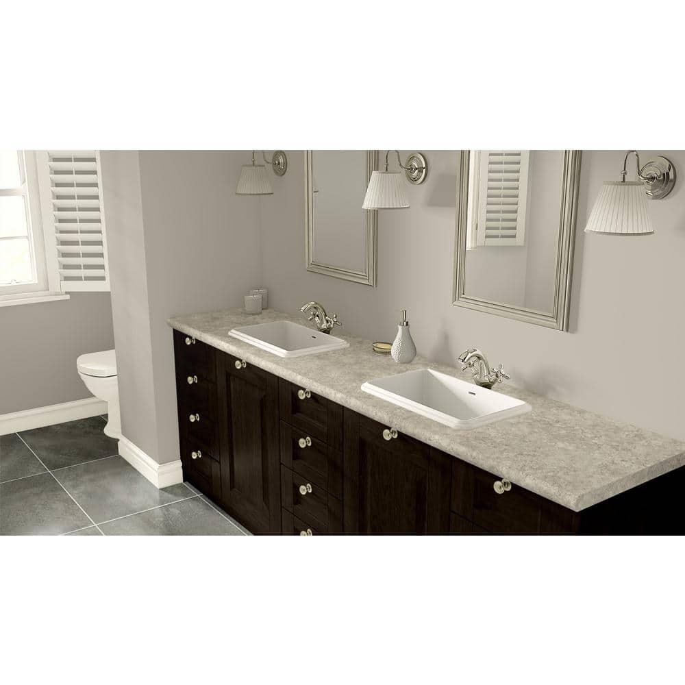 4 ft. x 8 ft. Laminate Sheet in Pebble Piazza with Matte Finish - Hercitys