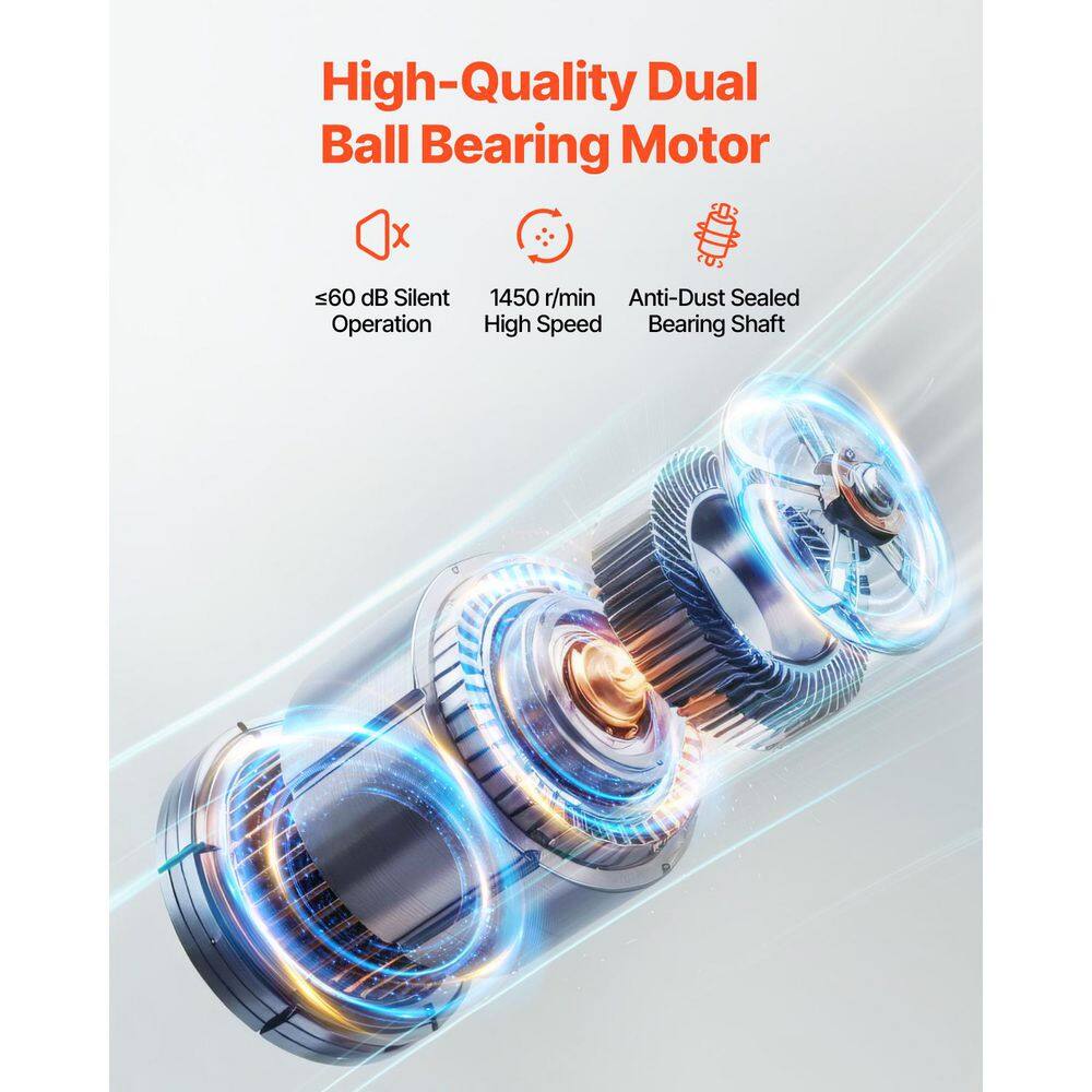 18 in. Industrial Pedestal Fan, Adjustable Height 45.3 – 57.9 in. 3-Speed Floor Fan, High-Power Cooling for Home, Black - Hercitys