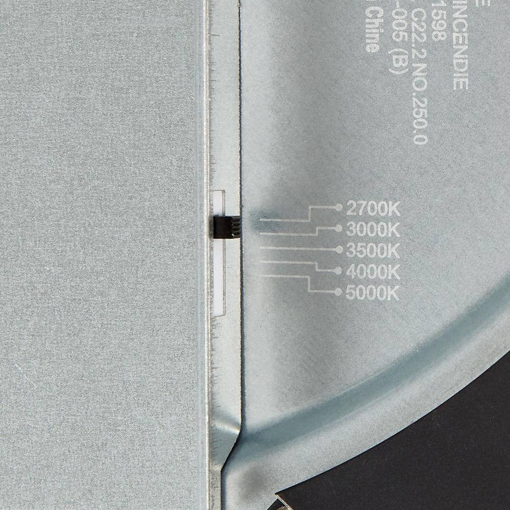 14 in. Black Selectable LED Flush Mount Ceiling Light, 5 CCT 2700K-5000K, 2200 Lumens, Trim Round, Panel Light, Dimmable - Hercitys