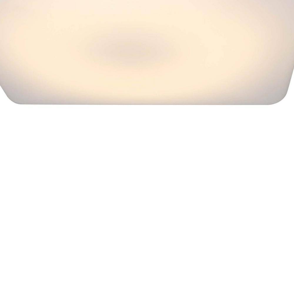 14 in. 1-Light White LED Flush Mount - Hercitys