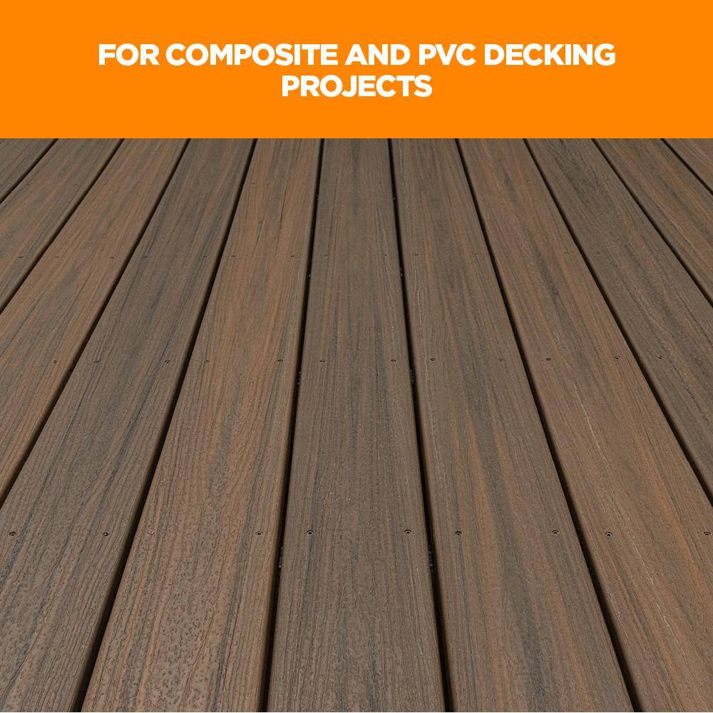 #10 2-1/2 in. 316 Stainless Steel Star Drive Tan Composite Deck Screws (350-Count) - Hercitys