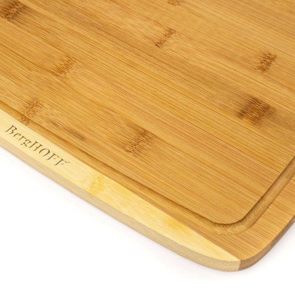 2-Piece Rectangular Bamboo Cutting Boards, 2-Tone Stripe - Hercitys