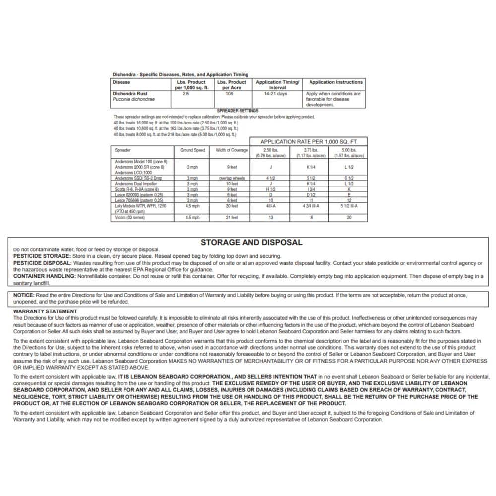 25 lbs. PPZ 0.72G Granular Turf Fungicide, Covers up to 16,000 sq. ft. - Hercitys