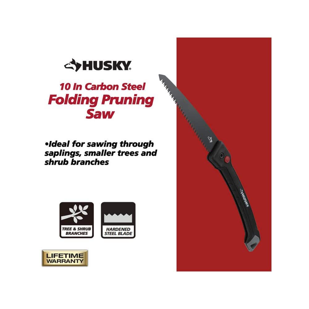 10 in. Carbon Steel Blade Folding Pruning Saw - Hercitys