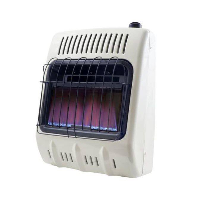 10,000 BTU Vent-Free Blue Flame Propane Heater with Thermostat - Hercitys