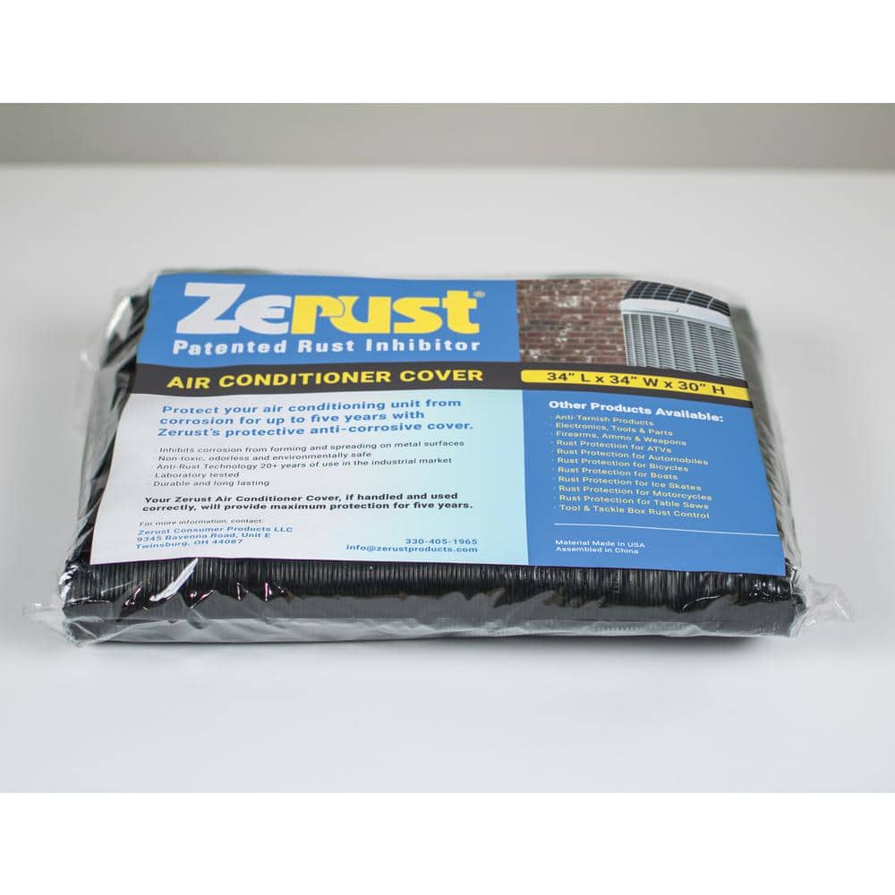 34 in. x 34 in. x 30 in. Rust Preventative Air Conditioner Cover - Hercitys