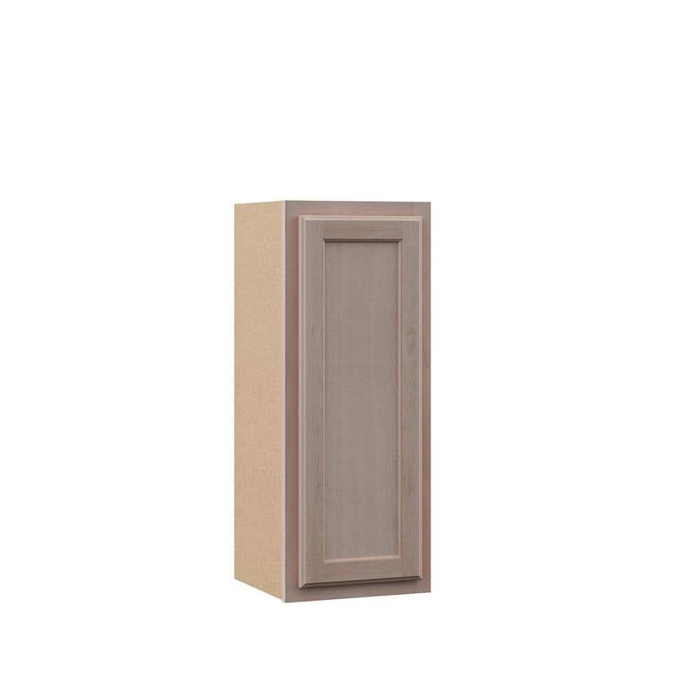 36 in. W x 12 in. D x 12 in. H Assembled Wall Kitchen Cabinet in Unfinished with Recessed Panel - Hercitys