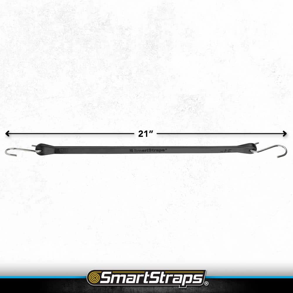 21 in. EPDM Rubber Tarp Straps – 4 pack - Hercitys