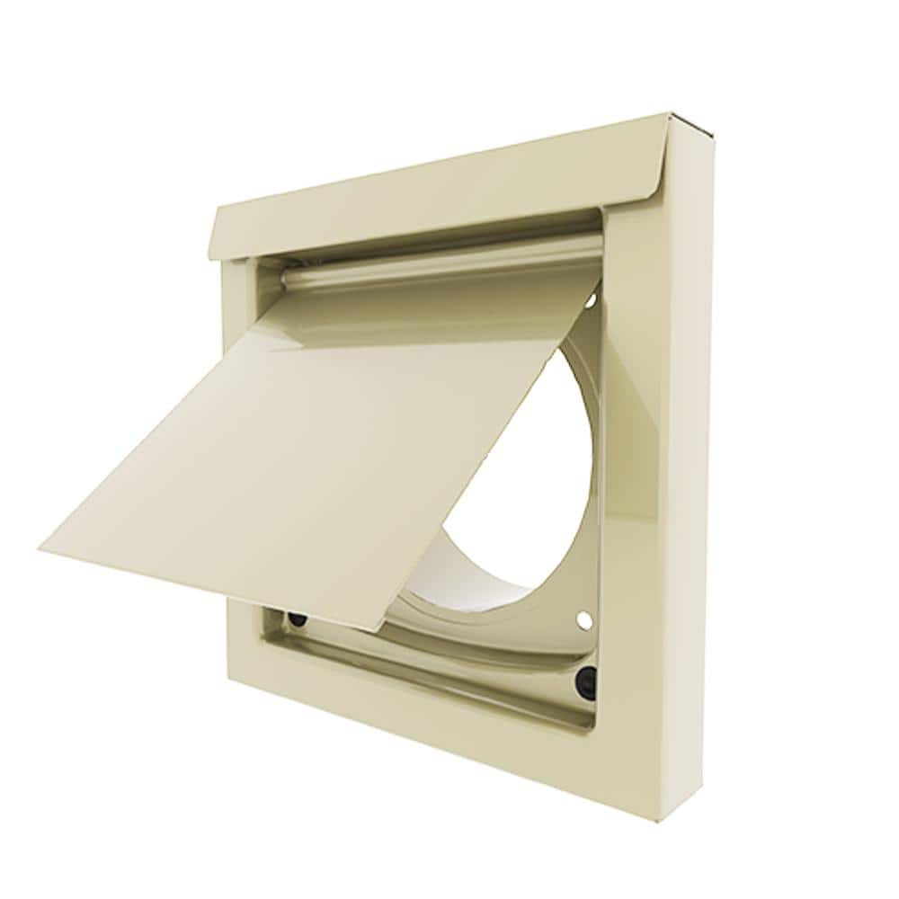 4 in. Powder Coated Steel Tan Dryer Vent - Hercitys