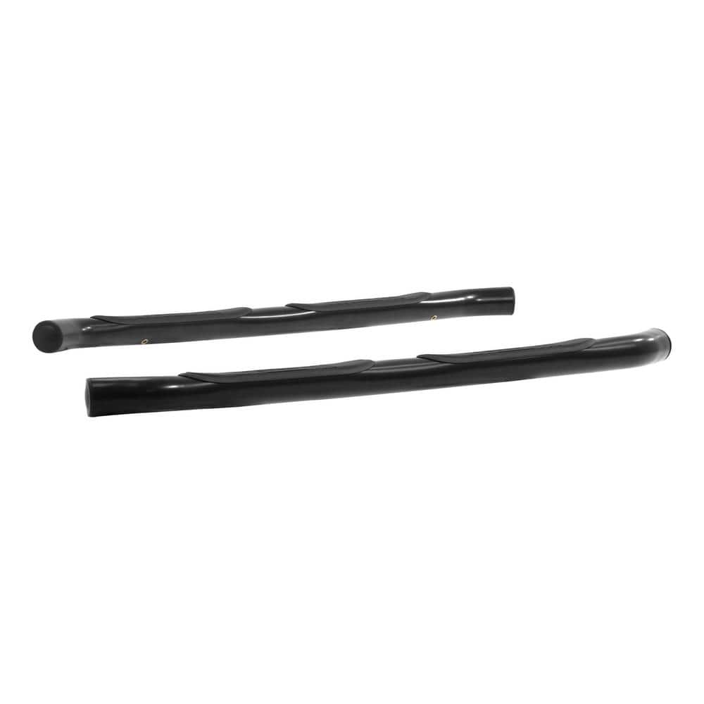 3-Inch Round Black Steel Nerf Bars, No-Drill, Select Toyota FJ Cruiser - Hercitys
