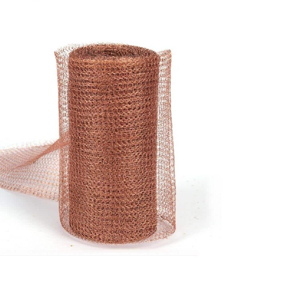 5 in. x 32 ft. Copper Mesh Filter screen, Choke hole, Copper Wire Mesh - Hercitys