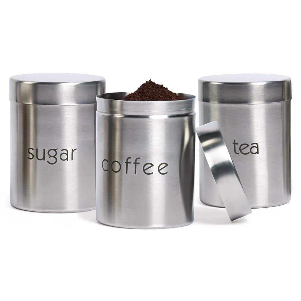3-Piece Stainless Steel Canisters - Hercitys