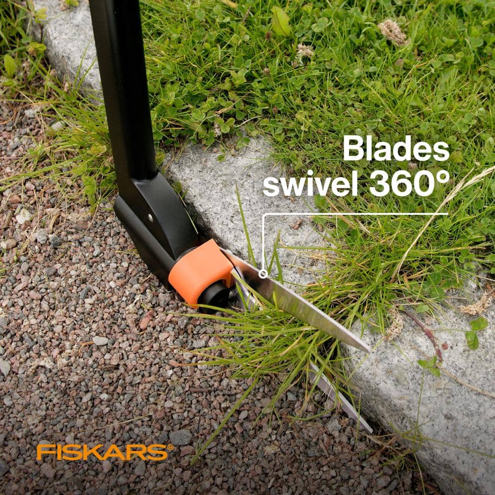 36 in. Long Handle Swivel Grass Shears and 4.5 in. Steel Blade - Hercitys