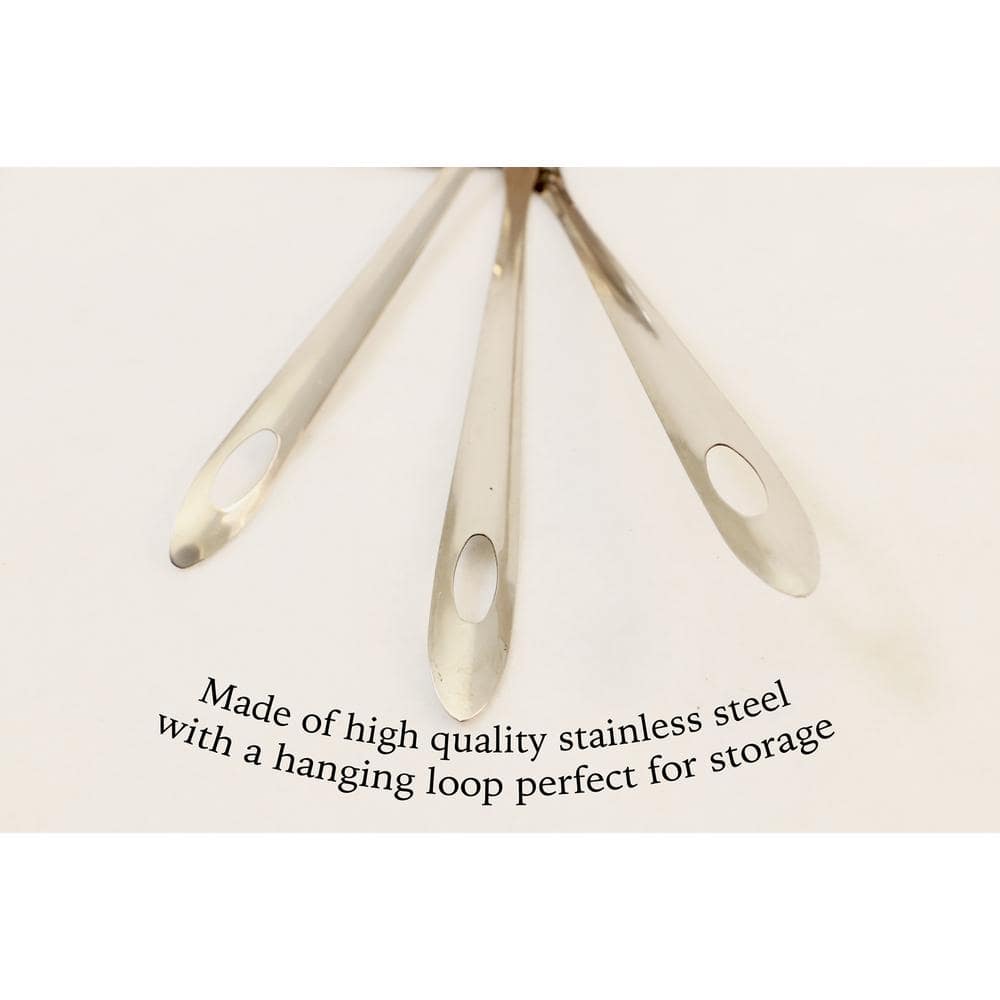 3-Piece Stainless Steel Skimmer Set - Hercitys