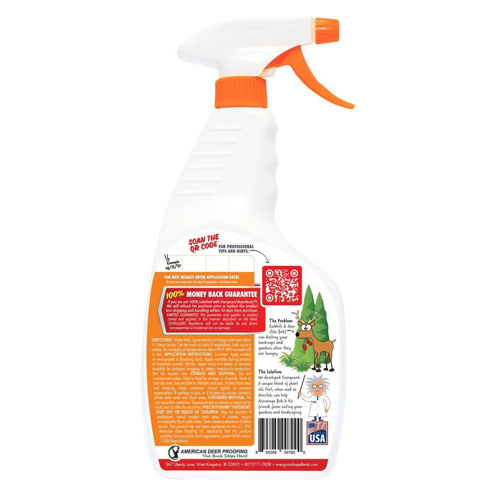 32oz. Everguard Deer and Rabbit Ready to Use Liquid Repellent - Hercitys
