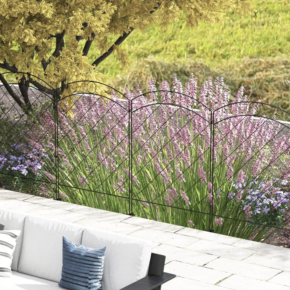 1.4 in. Steel Garden Fence - Hercitys