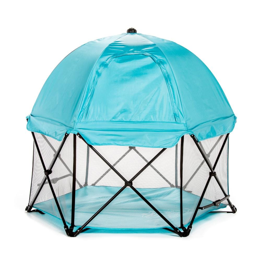 26 in. Six Panel My Play Deluxe Portable Play Yard - Hercitys