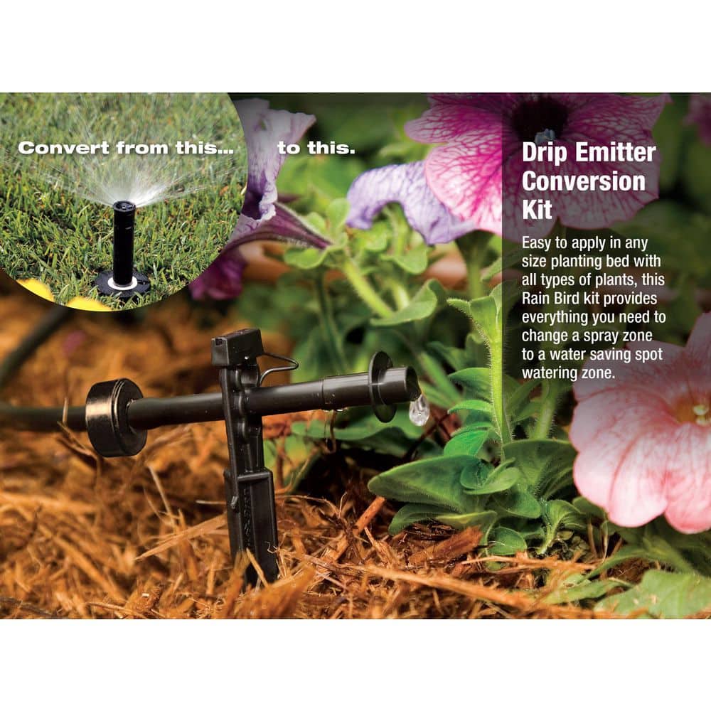 1800 Pop-Up Sprinkler Head to 6-Emitter Drip Irrigation Conversion Kit - Hercitys