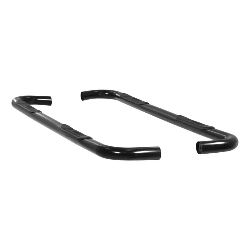 3-Inch Round Black Steel Nerf Bars, No-Drill, Select Toyota Tundra - Hercitys
