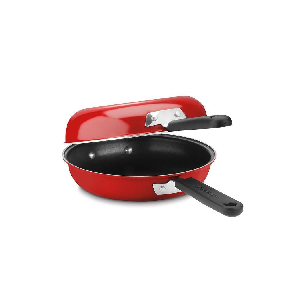2-Piece Aluminum Nonstick Frittata Pan Set in Red Specialty Sets - Hercitys