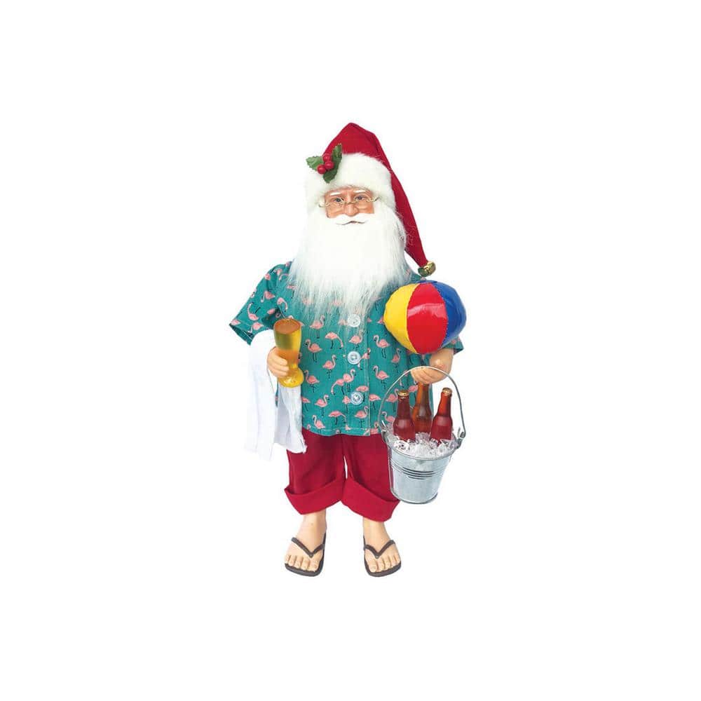 15 in. Beer At The Beach Claus - Hercitys