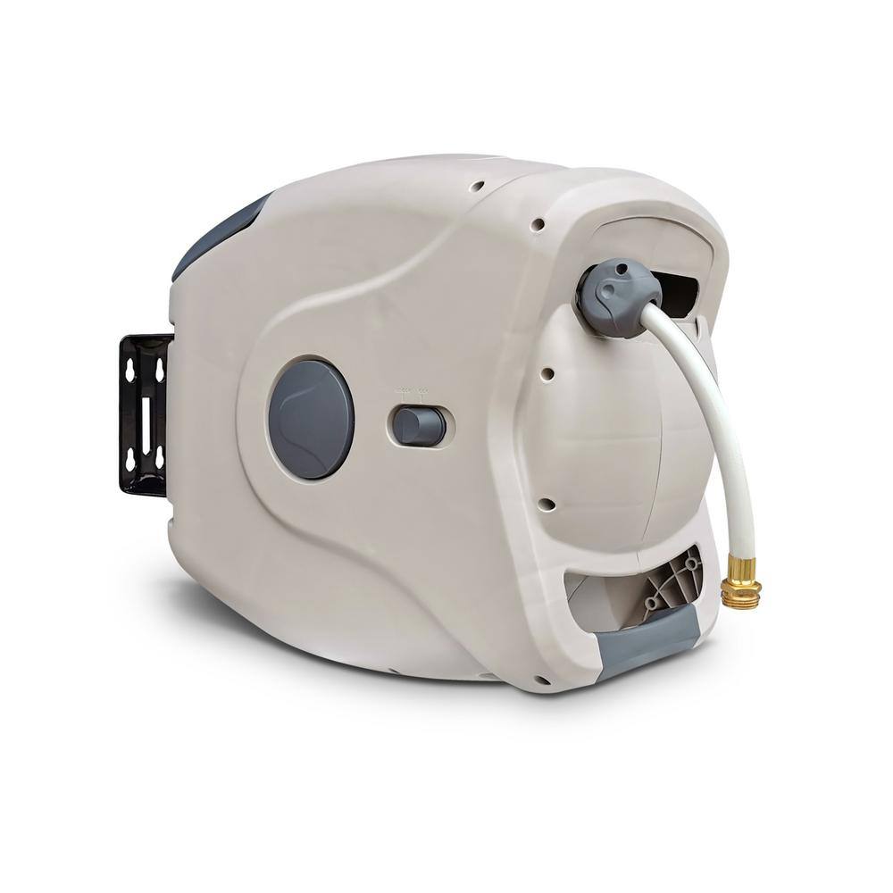 130 ft. 1/2 in. Retractable Garden Hose Reel XW Series Spray Nozzle Not Included - Hercitys