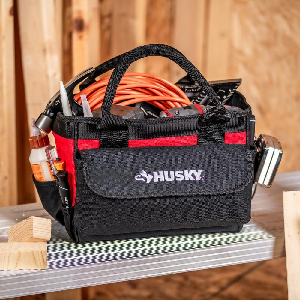 14 in. Open Tool Bag with 15 Pockets - Hercitys