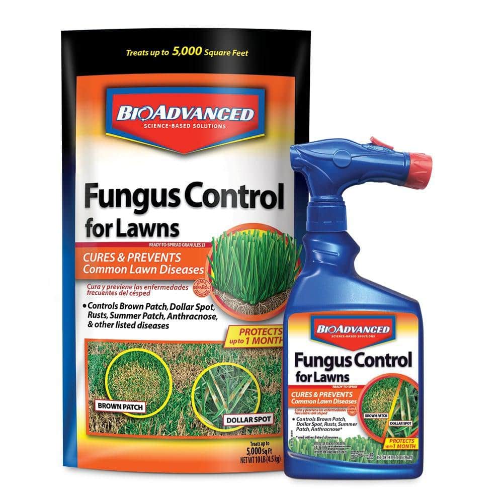 32 oz. Ready to Spray Fungus Control for Lawns and 10 lbs. Granules Fungus Control for Lawns - Hercitys