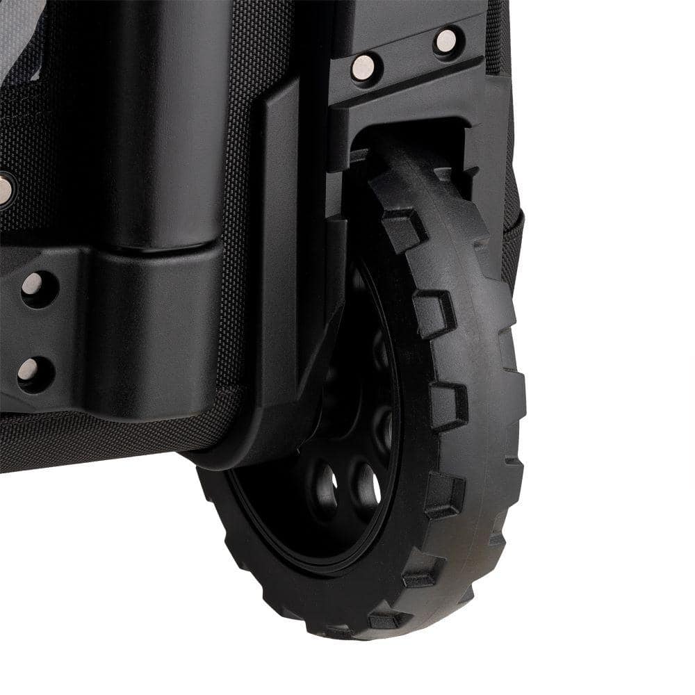 17 in. 62 Pocket Professional Grade Open Top Rolling Tool Bag - Hercitys