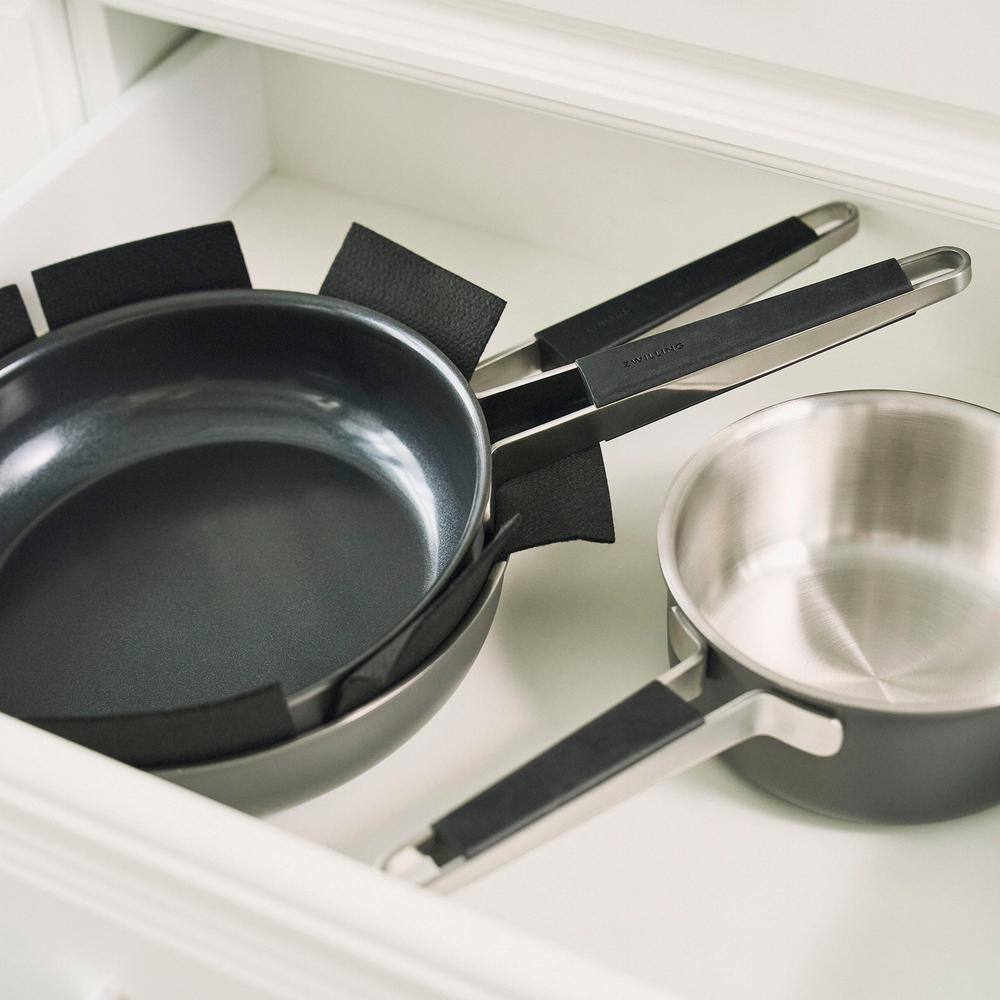 11 in. Grey Stainless Steel Ceramic Coated Nonstick Frying Pan - Hercitys