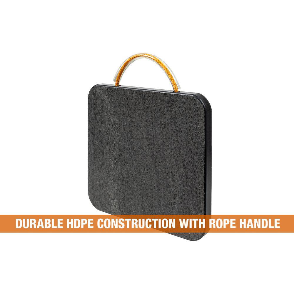 18 in. x 18 in. x 1 in. Polymer Trailer Outrigger Pad - Hercitys