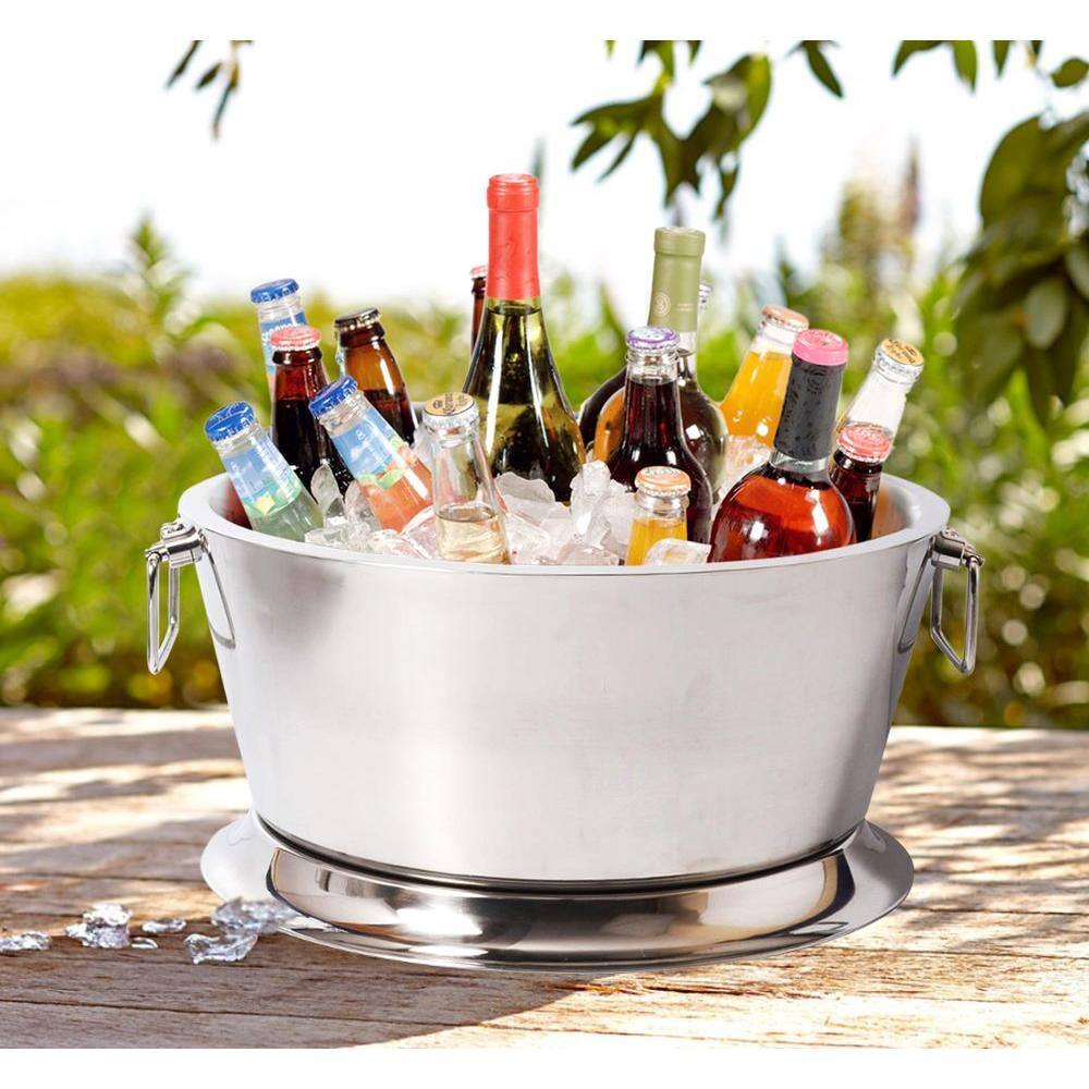 17.75 in. Small Round Double Wall Beverage Tub - Hercitys