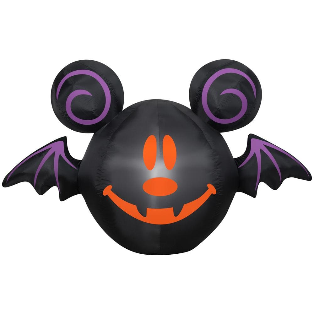 3 ft. Tall Airblown-Mickey Jack-O-Lantern Bat-SM-Disney - Hercitys