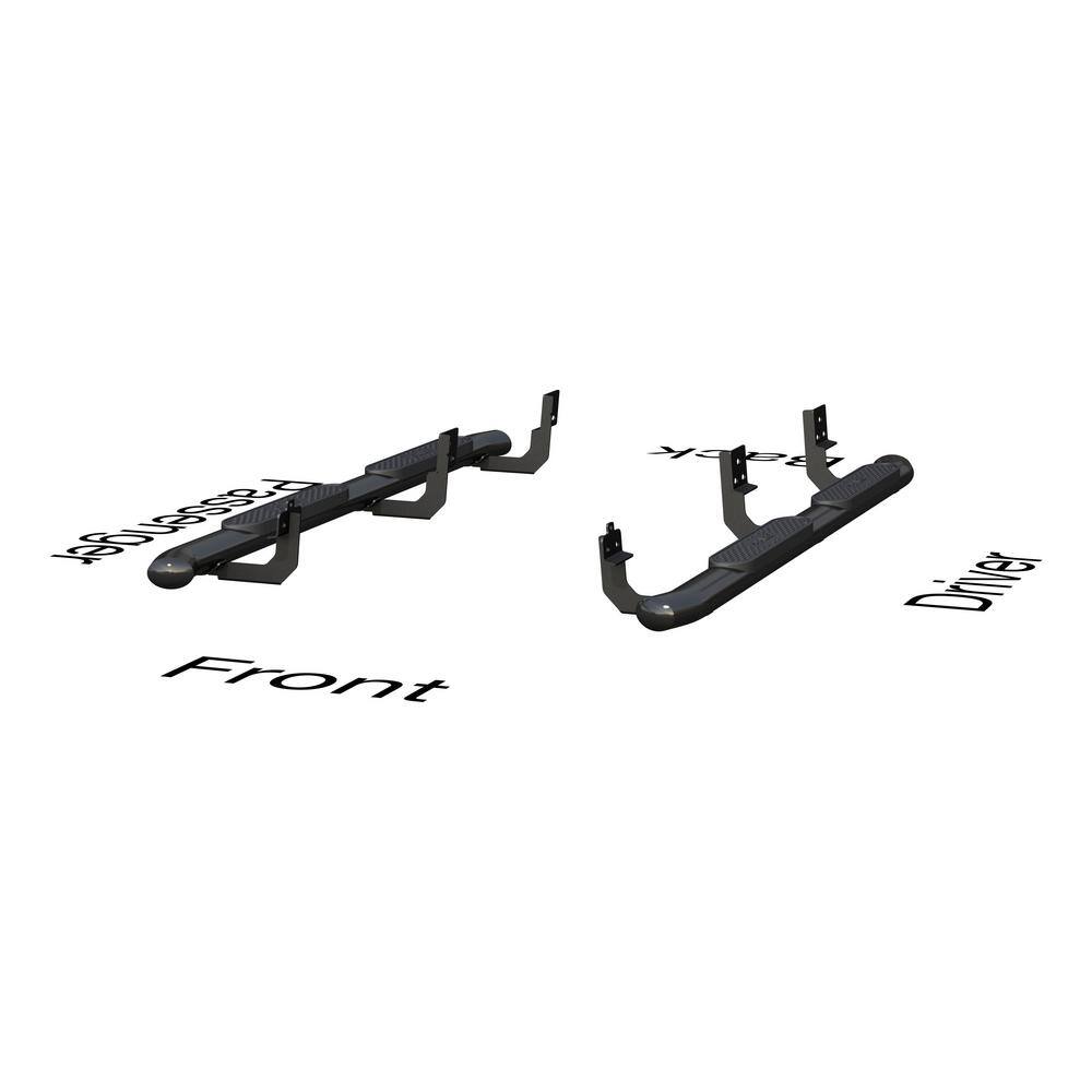 4-Inch Oval Black Steel Nerf Bars, Select Dodge, Ram 1500 - Hercitys