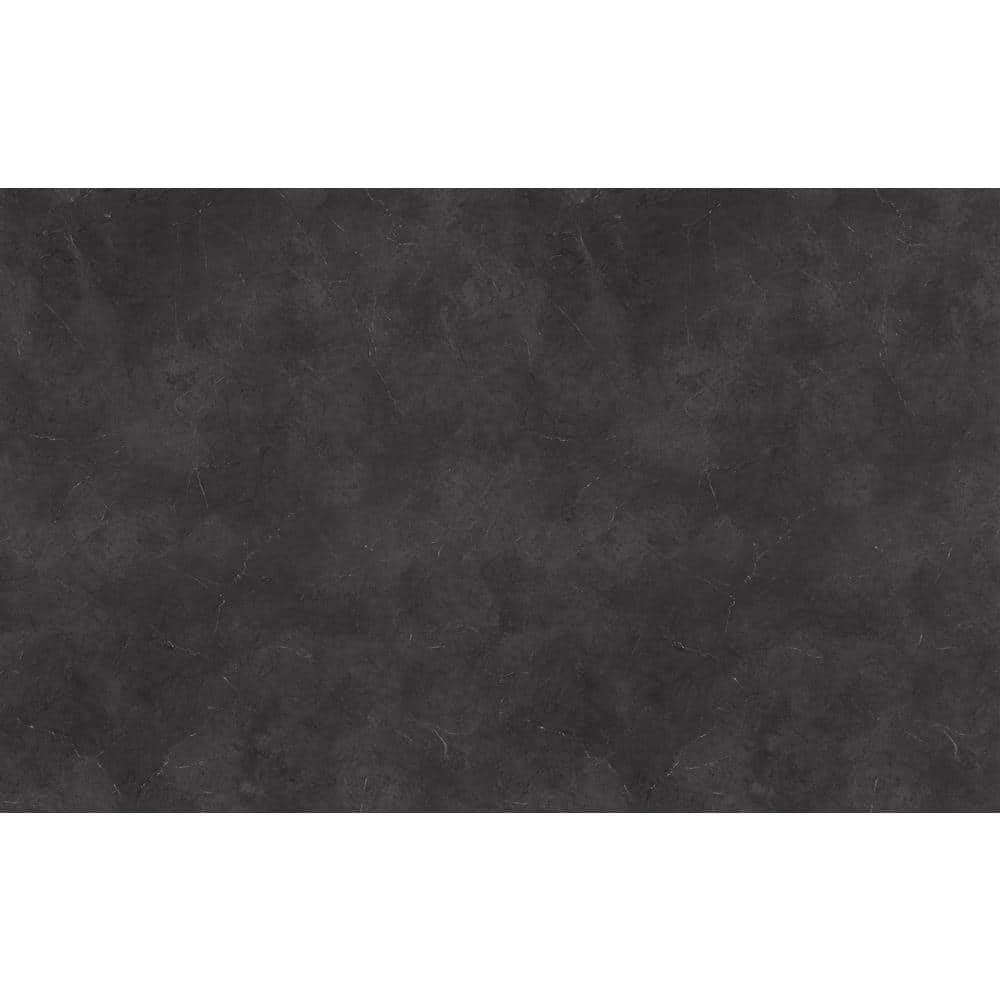 4 ft. x 8 ft. Laminate Sheet in Black Alicante with Premium Textured Gloss Finish - Hercitys