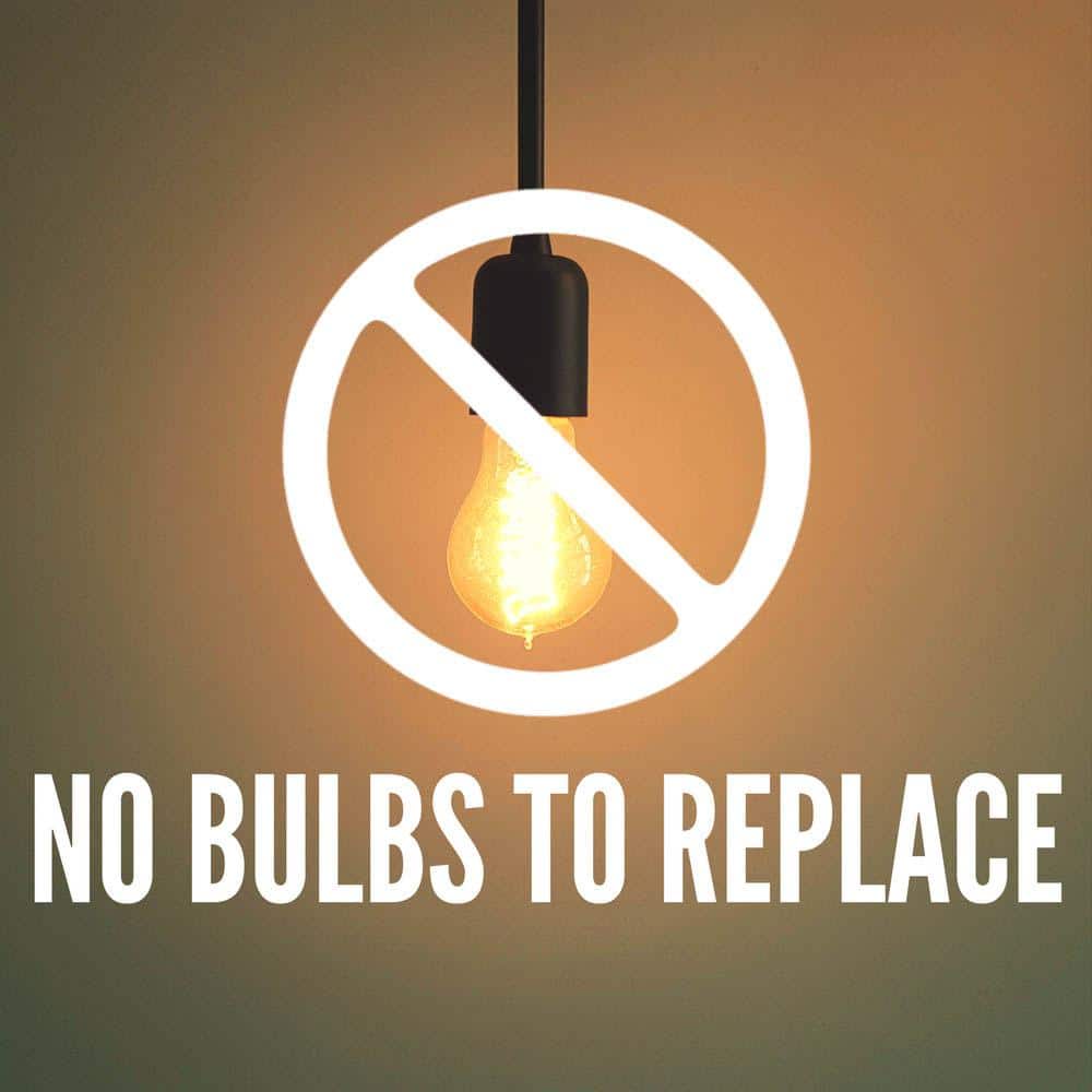 45W Equivalent 6 in. Brushed Nickel Integrated LED Flush Mount - Hercitys