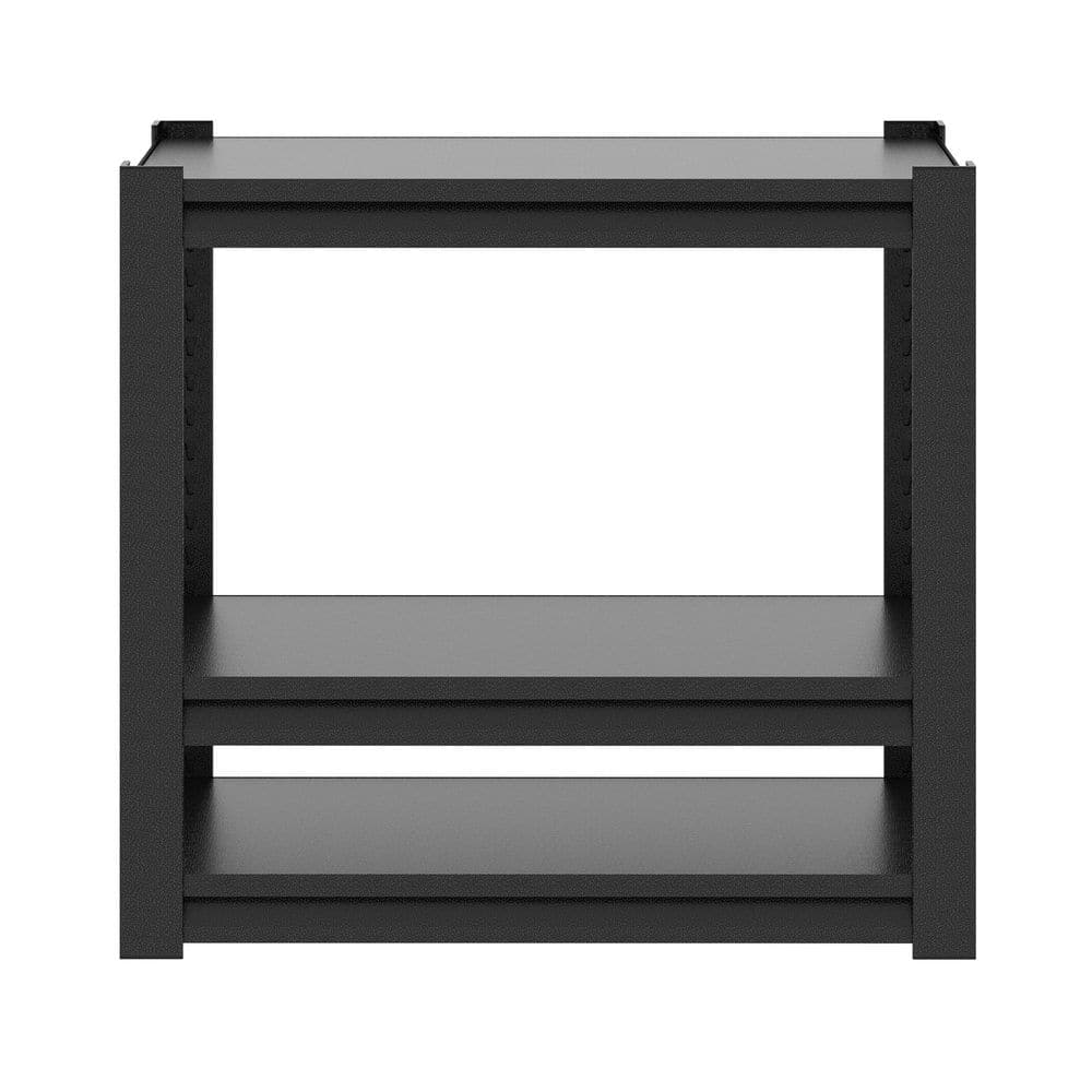 20-30 Gallon Metal Fish Tank Stand, 34 in. W x 18 in. D x 31 in. H Adjustable Heavy Duty Reptile Tank Stand, Black - Hercitys