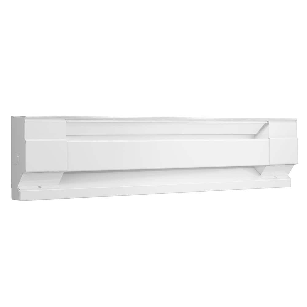 24 in. 240/208-volt 350/262-watt Electric Baseboard Heater in White - Hercitys