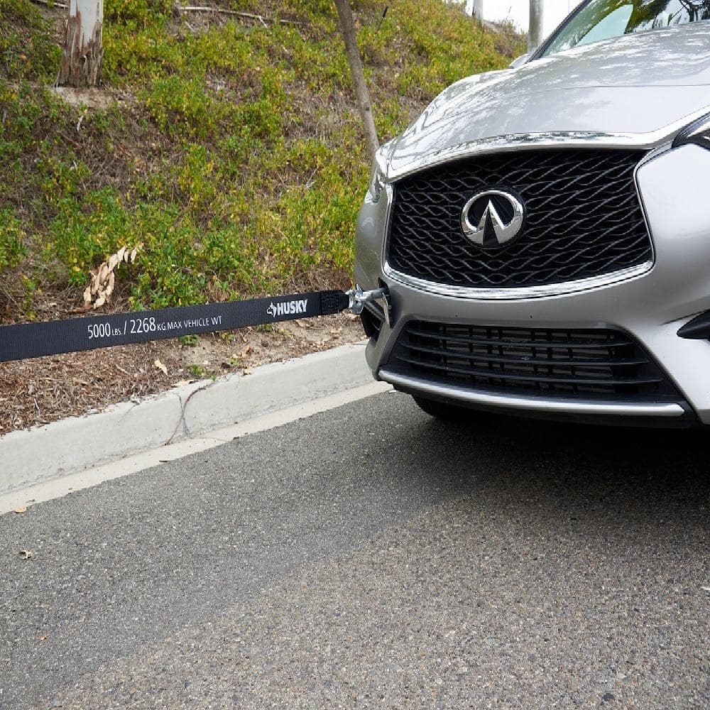 2 in. x 15 ft. Tow Strap with Hooks - Hercitys